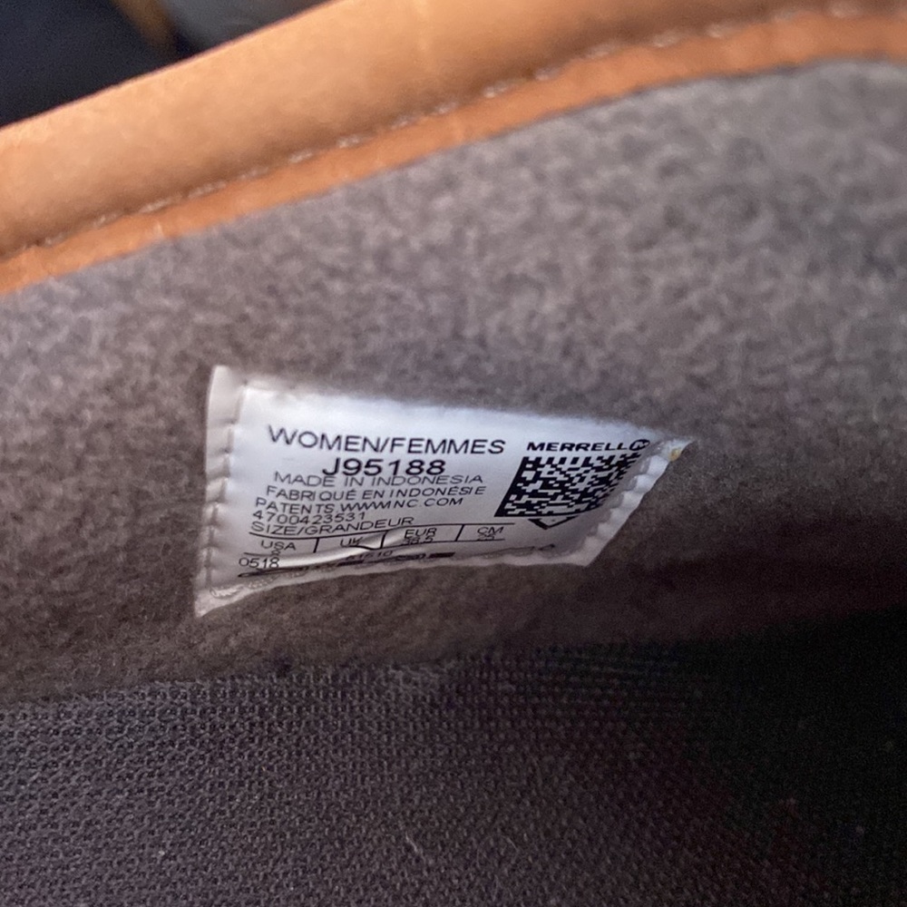 Merrell Encore Kassie Slide Wool Clog Size 8 Natu… - image 5